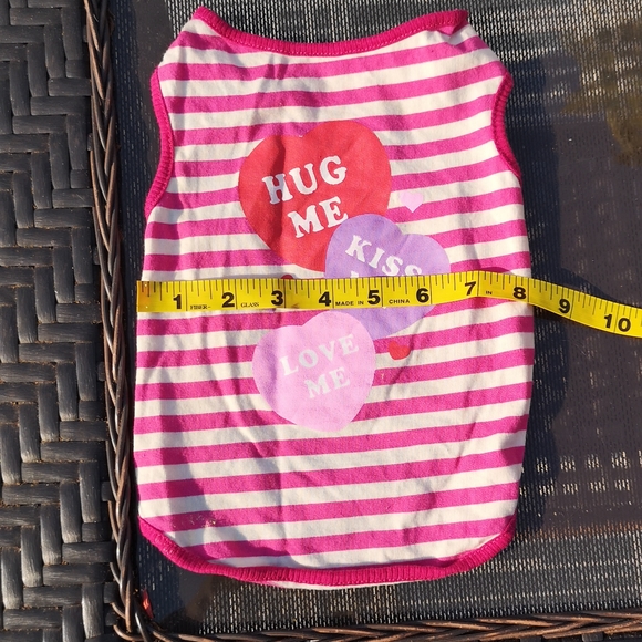 Dog Puppy Pet Tees T-shirts Lot of 2 Pink Summer Clothing - Picture 11 of 14